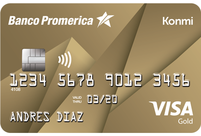 Konmi Gold Visa