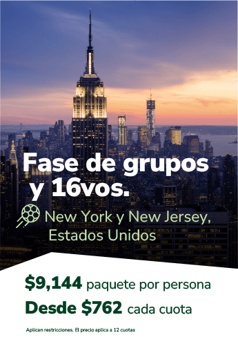 Fase de grupos y 16vos NY/NJ